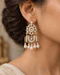 Italian Natural Pearl and High-Carat Gold Pendant Earrings - image 4