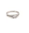 Oval Diamond Solitaire Ring ca. 2000 - image 2