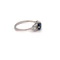 Pretty, Natural Sapphire and Diamond Art Deco Ring Ca 1920-35 - image 2
