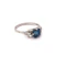 Pretty, Natural Sapphire and Diamond Art Deco Ring Ca 1920-35 - image 3