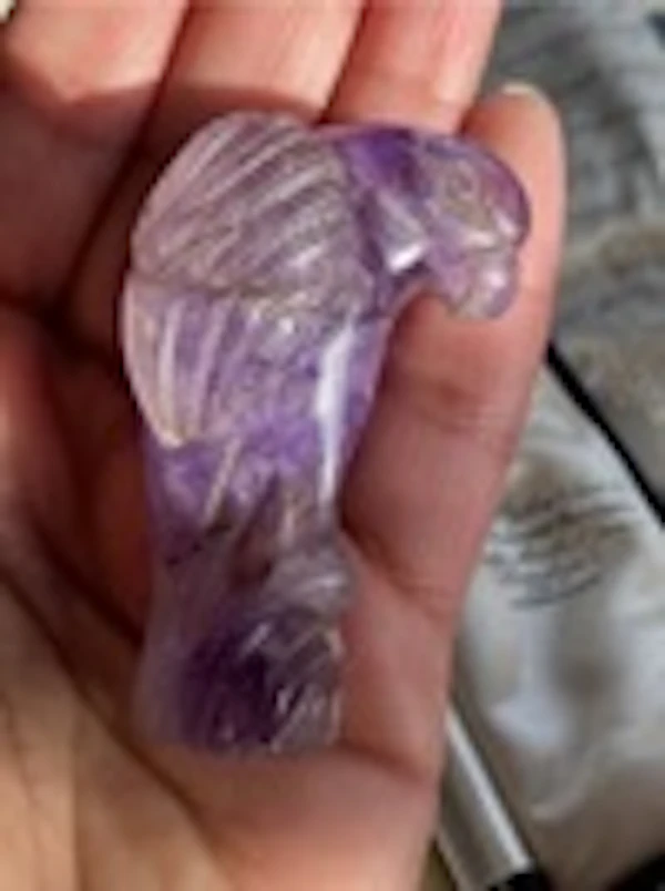Carved Seal of Maltese Falcon in Amethyst Ca 1880 - image 8