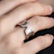 Cartier C2 Diamond Ring in 18k White Gold - image 2