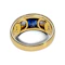 French Art Nouveau Unheated Sapphire & Diamond Ring, circa 1900 - image 3