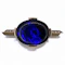 Exceptional Natural Black Opal & Diamond Brooch / Pendant - image 3