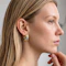 Vintage Bvlgari Parentesi Gold & Steel Earrings, Circa 1980s - image 5