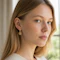 By Annoushka - Citrine & Coloured Diamond Drop Earrings in 18k Yellow Gold - image 1