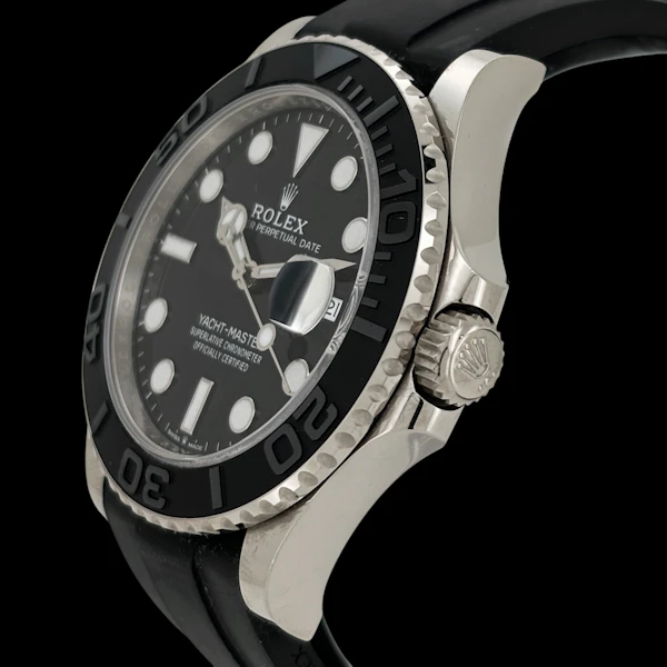 ROLEX YACHT-MASTER OYSTERFLEX 42mm WHITE GOLD FULL SET 2022 UK WATCH - 226659 - image 2