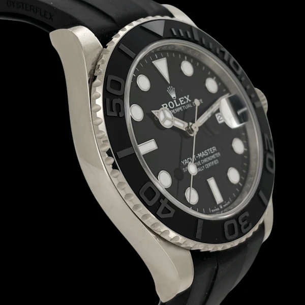 ROLEX YACHT-MASTER OYSTERFLEX 42mm WHITE GOLD FULL SET 2022 UK WATCH - 226659 - image 3