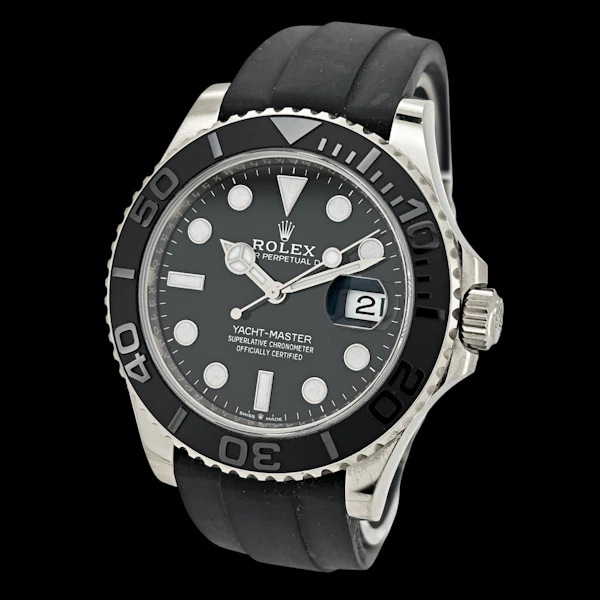 ROLEX YACHT-MASTER OYSTERFLEX 42mm WHITE GOLD FULL SET 2022 UK WATCH - 226659 - image 1