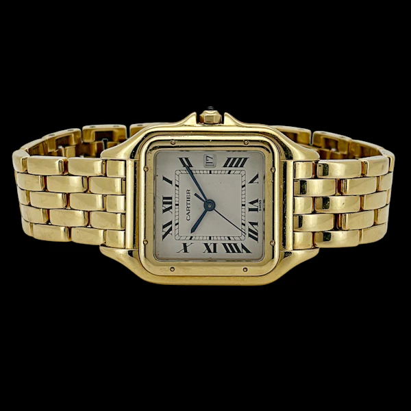 CARTIER PANTHERE FULL 18kt YELLOW GOLD LARGE SIZE FULL SET BOX AND PAPERS 1996 - image 4