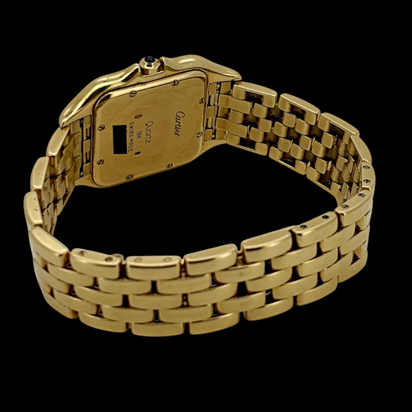CARTIER PANTHERE FULL 18kt YELLOW GOLD LARGE SIZE FULL SET BOX AND PAPERS 1996 - image 5