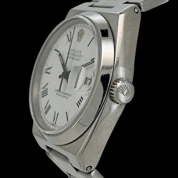 ROLEX DATEJUST OYSTERQUARTZ STAINLESS STEEL BUCKLEY DIAL ref. 17000 - image 2