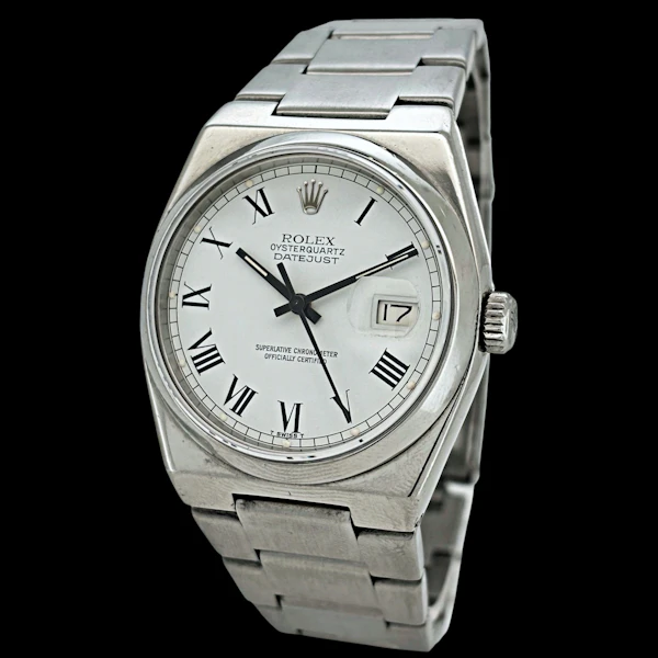 ROLEX DATEJUST OYSTERQUARTZ STAINLESS STEEL BUCKLEY DIAL ref. 17000 - image 1