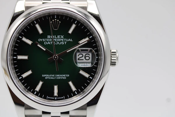 Rolex Datejust 126200 Green Ombré Dia - image 6