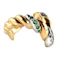 Kutchinsky 1975 Twisted V-Shaped Emerald Ring - Saddingtons Jewellery Stand 375 - image 3