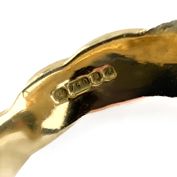 Kutchinsky 1975 Twisted V-Shaped Emerald Ring - Saddingtons Jewellery Stand 375 - image 6