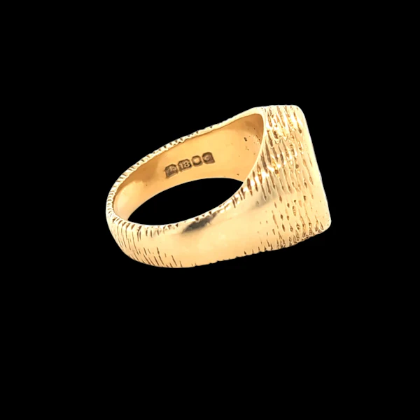 Vintage Kutchinsky Diamond Signet Ring. - image 3