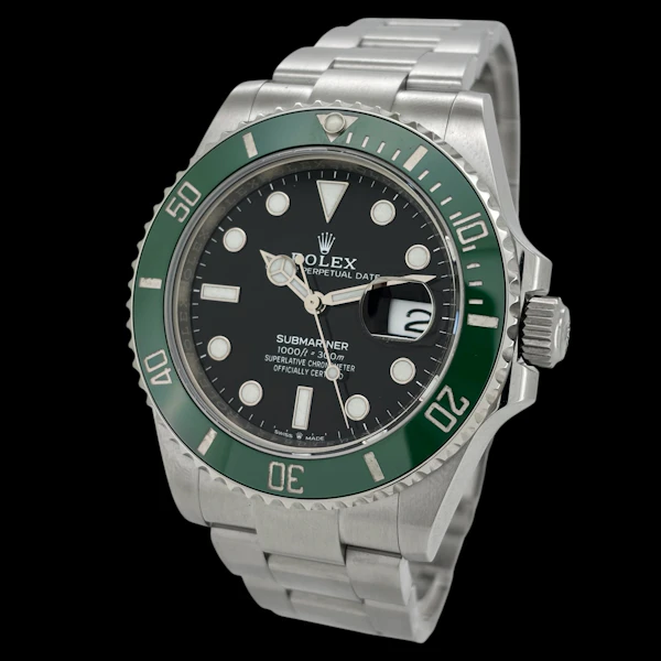 ROLEX SUBMARINER DATE 126610LV STARBUCKS GREEN BEZEL FULL SET 2020 - image 1