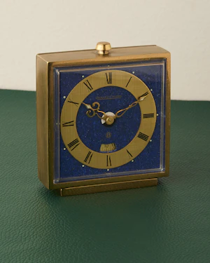 Jaeger-LeCoultre Lapis Lazuli Effect Travel Alarm Clock
