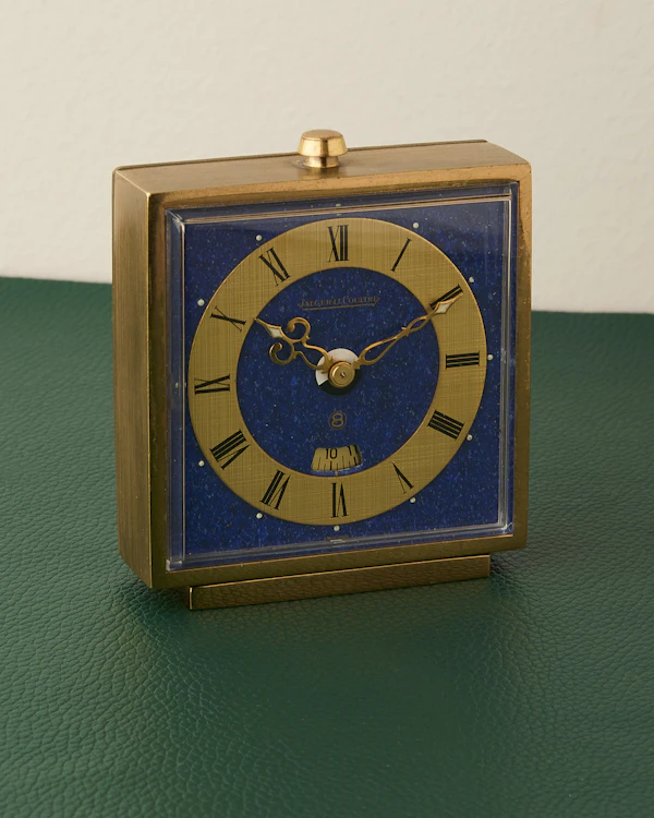 Jaeger-LeCoultre Lapis Lazuli Effect Travel Alarm Clock - image 1