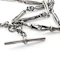 Edwardian 25.5″ Stylised Knot & Trombone Link Albert Chain - Saddingtons Jewellery Stand 375 - image 2