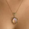 Edwardian Moonstone Pendant Necklace - Saddingtons Jewellery Stand 375 - image 1