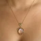 Edwardian Moonstone Pendant Necklace - Saddingtons Jewellery Stand 375 - image 5