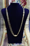 Downstairs at Grays: An exceptional example of a French (marked) 18ct Yellow Gold Double Slide Long Guard Chain Circa 1830 - image 5