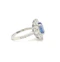 2.86ct Ceylon Sapphire & diamond ring No-Heat 18k gold - image 3
