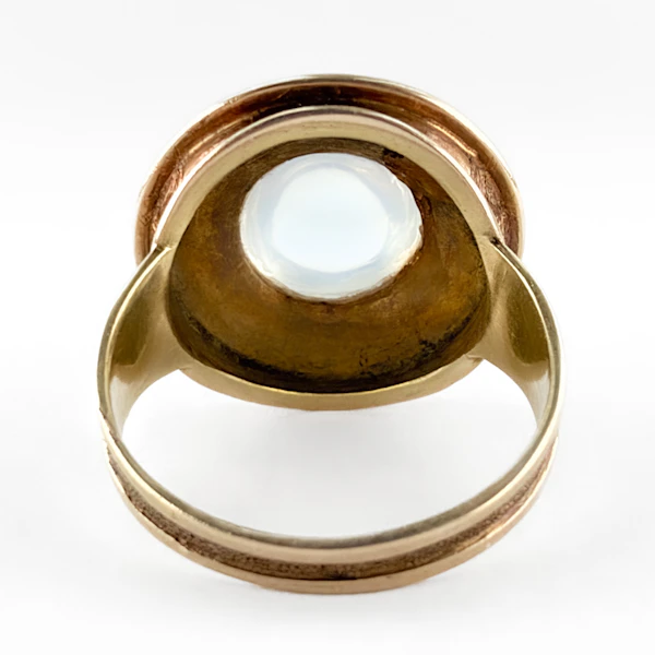 1970s Moonstone Statement Ring - Saddingtons Jewellery Stand 375 - image 2