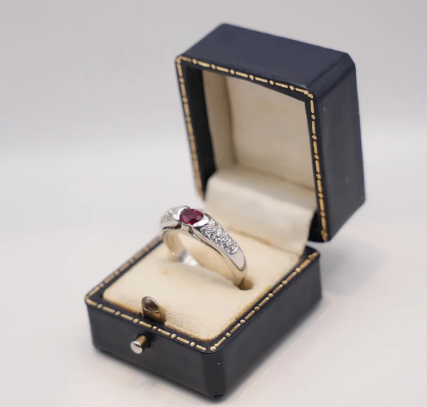 Bvlgari Ruby & Diamond Ring - image 2