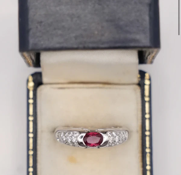 Bvlgari Ruby & Diamond Ring - image 3