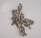 Victorian Old Mine Cut Diamond Flower Bouquet Brooch - image 3