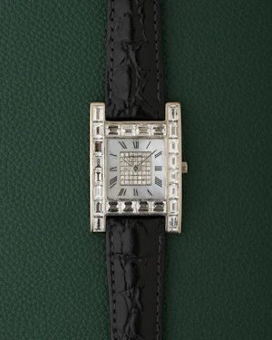 Chopard Ref. 13/6402-20 Baguette Diamonds MoP 18K White Gold