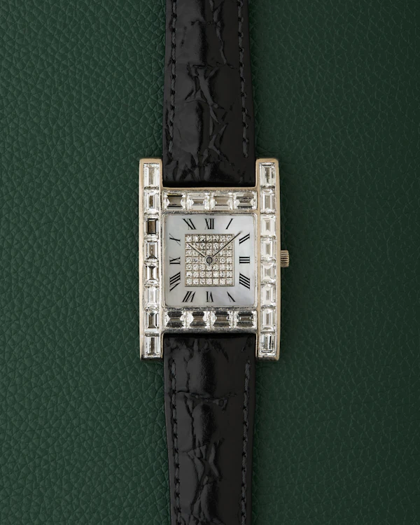 Chopard Ref. 13/6402-20 Baguette Diamonds MoP 18K White Gold - image 1