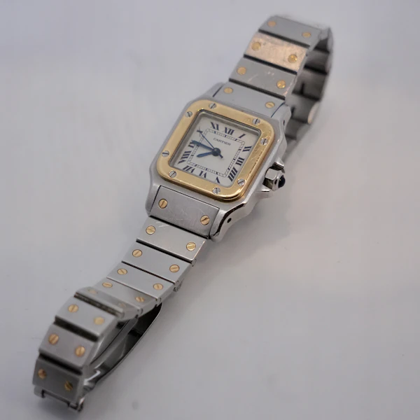 Cartier Santos Carrée Two-Tone - image 3