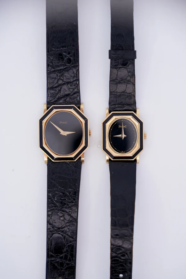 Piaget 18k Gold Onyx Octagonal Watch, Circa 1970s - image 2