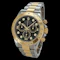 ROLEX DAYTONA FACTORY BLACK DIAMOND DIAL SS/YELLOW GOLD FULL SET UK WATCH 2005 - 116523 - image 1