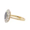 Sapphire Diamond Cluster Ring - image 6
