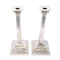 A Pair of George III Sterling Silver Corinthian-Column Candlesticks, London, 1763 - image 2