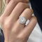 Old Cut Diamond Cluster Ring - Charlotte Sayers - image 2