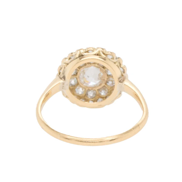 Old Cut Diamond Cluster Ring - Charlotte Sayers - image 4