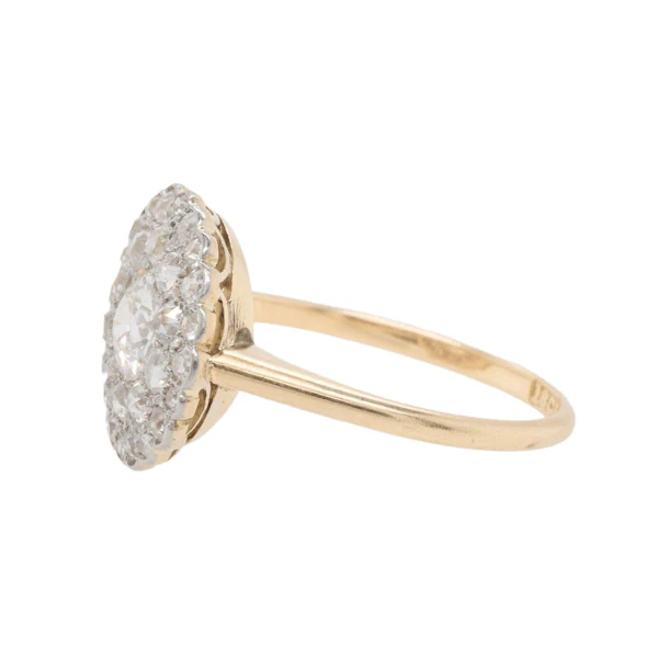 Old Cut Diamond Cluster Ring - Charlotte Sayers - image 5