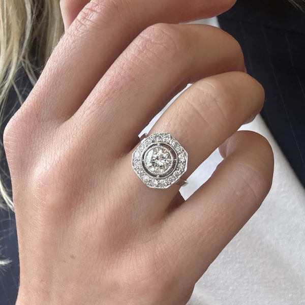 Art Deco Inspired Diamond Ring - Charlotte Sayers - image 2