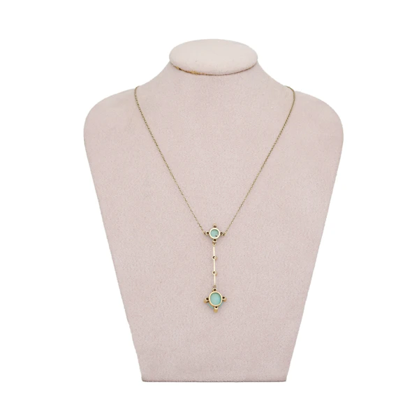 Turquoise Diamond Necklace - Charlotte Sayers - image 5