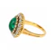 Victorian Cabochon Emerald Ring - Charlotte Sayers - image 6