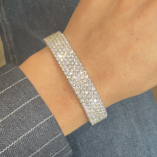 Pavé Set Diamond Bracelet - Charlotte Sayers - image 2
