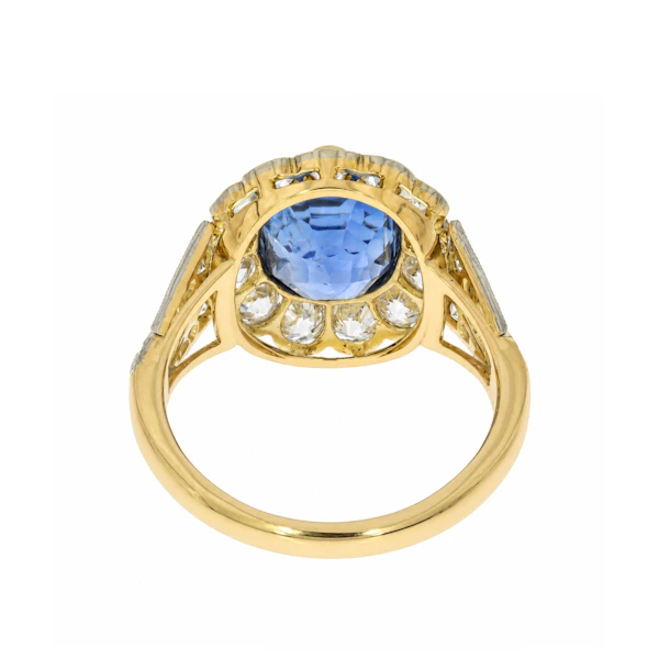 Ceylon Sapphire Cluster Ring - Charlotte Sayers - image 5