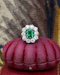 Downstairs at Grays: An exceptional Yellow Gold Colombian Emerald & Diamond Ring, 2.60 carats approx., minor oil, with 10 Old Cut Diamonds, approx.5.00 carats. Circa 1890. - image 6
