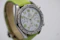 Omega Speedmaster Reduced 3834.72.35 – Mother of Pearl Dial – New Green Strap – Automatic - image 5
